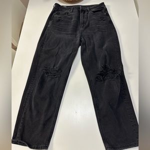 American Eagle ripped moms jeans